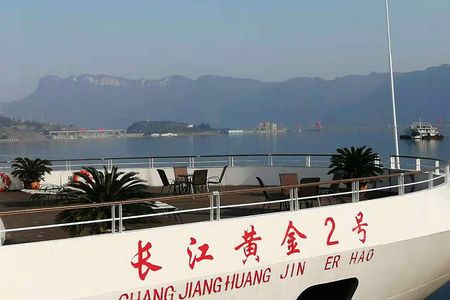 乘黄金五号游轮游三峡 宜昌到万州航线三峡三天两晚