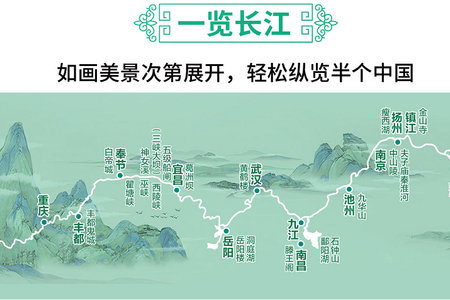 重庆出发到三峡宜昌上海长江万里行11日 总统六号游长江